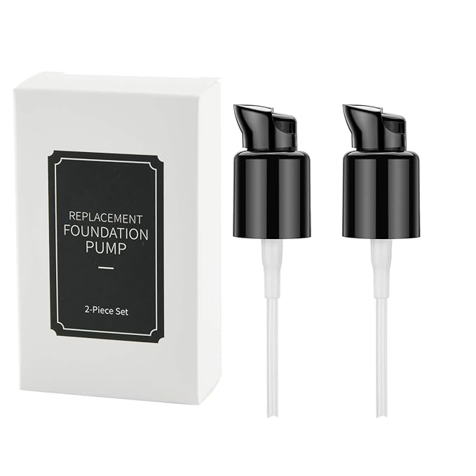 Bluecell 2pcs Replacement Foundation Pump Compatible With MAC and Estee Lauder Double Wear Foundation