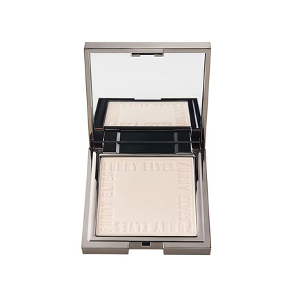 Funny Elves Pressed Powder Makeup Face Long Lasting Photosensitive Concealer Asian Skincare Cosmetics Smooth (NU00) 1 Count