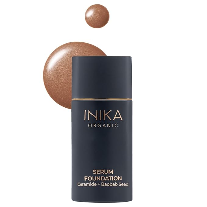 Organic Serum Foundation | Vegan, Buildable Coverage, Weightless Second Skin Feel, Transfer Proof with Skincare Ingredients in Sustainable Packaging. Spirited 25ml