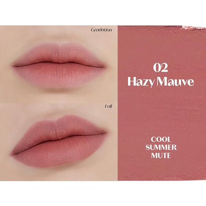 ETUDE Lip Tailor with Built in Lip Liner 2 Color Set | Dusty Salmon, Hazy Mauve - Korean Lip Pencil for Natural Plumped Lips, Korean Makeup, Kbeauty