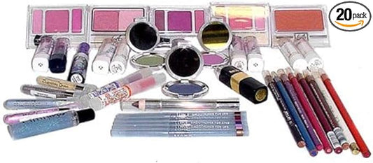 Unknown Assorted Cosmetics Set - 20 Pcs. in Pink