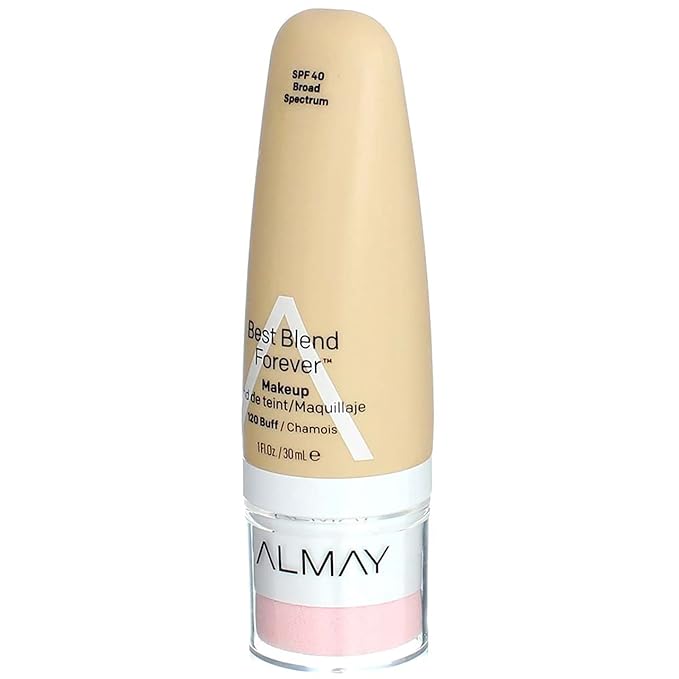 Almay Best Blend Forever Foundation, Buff, 1 fl. oz., SPF 40 Broad Spectrum