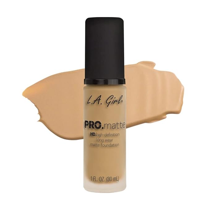 L.A. Girl Pro Matte Foundation, Beige, One Size