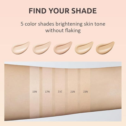 moonshot Conscious Fit Cushion Foundation Lip stain Gift box 21N + 06 Supernova Red,k-beauty,