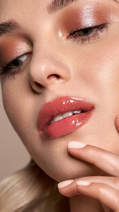 Women's Forget The Filler Lip Plumper Line Gloss, Cali Sunset, Pink, 0.11 Fl Oz (Pack of 1)