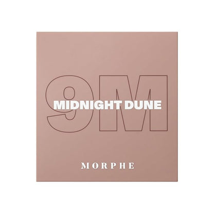 Morphe 9M Midnight Dune Artistry Palette - Cool-Toned Makeup Palette with Matte and Shimmer Finishes - Highly Pigmented Eye Makeup with a Blendable & Buildable Formula (0.35 oz)