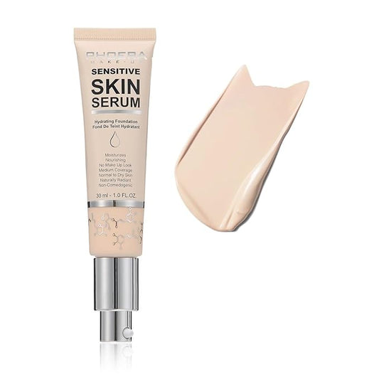 Meifen Hydrating Foundation。 (N01 Porcelain, 1 Fl Oz (Pack of 1))