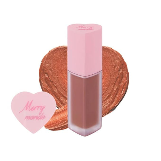 Cherry Heart Mega Tint – High-Pigment, Smudge-Proof Korean Lip Tint for All-Day Wear (06 Butter Cherry, 1 Count)