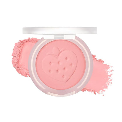 PERIPERA Pure Blushed Sunshine Cheek Blush (Soft Berry Collection), Matte Natural Sheer Glow, Glowy Finish, Natural-Looking Fnish (027 Strawberry Pink, One Size)