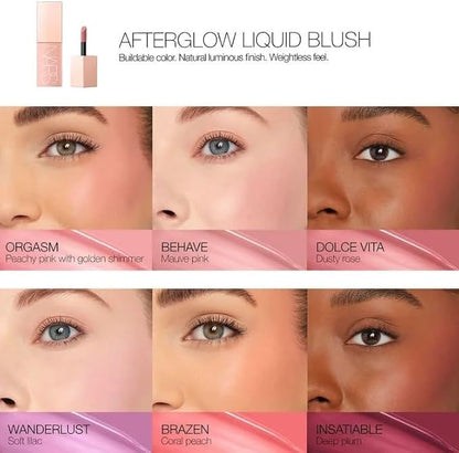 Nars Afterglow Liquid Blush - Brazen - 0.23 oz / 7 mL