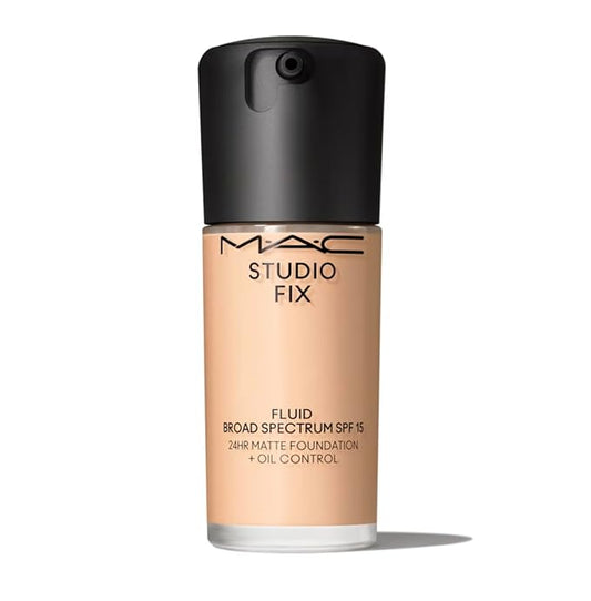 MAC Studio Fix Fluid SPF 15 24HR Matte Foundation + Oil Control NC16, Beige