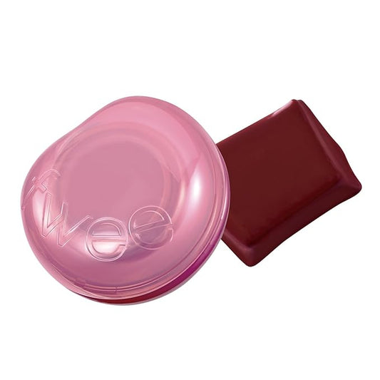 Glowy Jelly Pot | Dewy Jelly Lip & Blush Color, Tinted Glow Balm, Dewy Buildable Finish – Couverture (Berry Choco) | 0.14 oz