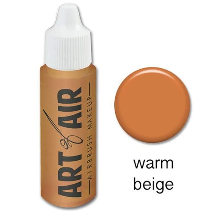 Airbrush Makeup - Foundation 1/2oz Bottle Choose Color (Warm Beige)