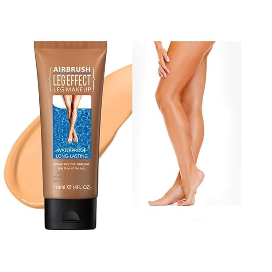 Waterproof Leg and Body Makeup - No Transfer Vein Cover Up for Varicose Veins, Black Skin, Scars, Tattoos - Long Lasting Foundation (#3 Bronze)