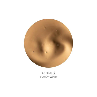 OFIR Skin Satin Medium Coverage Foundation | Lightweight Foundation Makeup with Vegan Formula | Blue Light Protection & Non-Creasing for Long-Lasting Wear | 1 FL OZ (Nutmeg - Medium Warm)