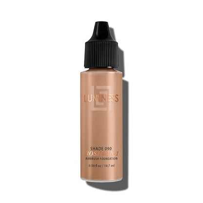 Luminess Air Rose 4-in-1 Airbrush Foundation - Shade 090, 0.50 oz, Tan