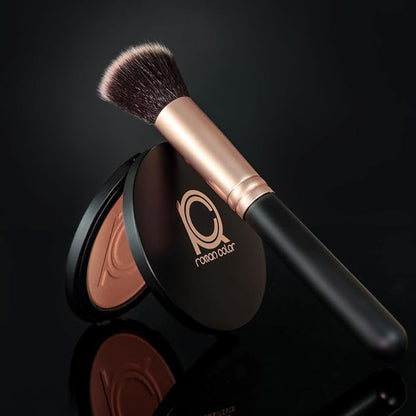 ioly's Beauty pressed powder foundation Compact with powder puff 0.49 OZ Makup fit me powder foundation Makeup full coverage foundation texture powder for men and woman