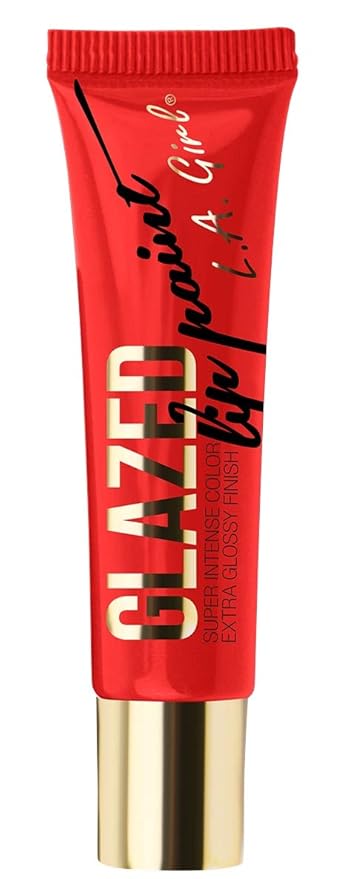 L.A. Girl Glazed Lip Paint, Pin-Up GLG785 (Pack of 3)
