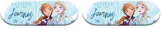 Markwins Disney Frozen Adventure Lip and Face Tin - Tin Canister with 11-Pops of Colour and Accessories for Lips and Face - Makeup Set for Kids - Gift for Girls (Pack of 2)