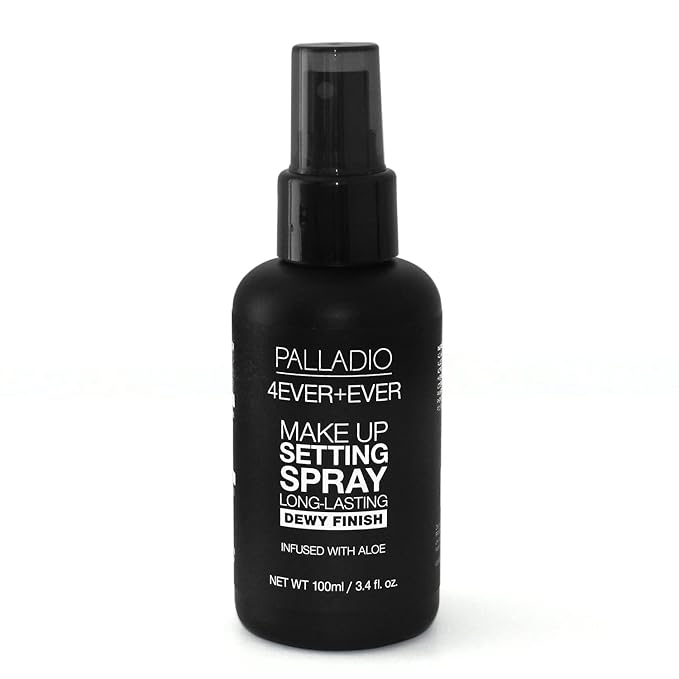 Palladio 4 Ever and Ever Make Up Setting Spray, Longlasting, Instantly Sets and Secures Makeup for All Day Wear (Dewy Finish), 100 ml