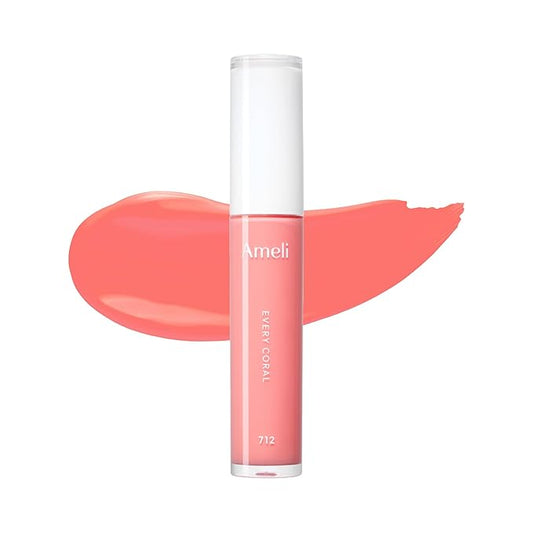 NARCISSISM LIP TINT 712 EVERY CORAL, Soft Shine Tinted Lip Stain, Conditions Lips + Gives a Natural, Dewy Flush (4.5g, 0.01 oz.)