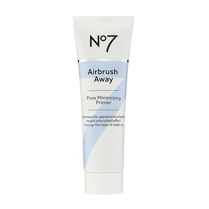 No7 Airbrush Away Pore Minimizing Facial Primer - Lightweight, Matte Primer & Pore Minimizer for Face - Makeup for Oily Skin (30ml)