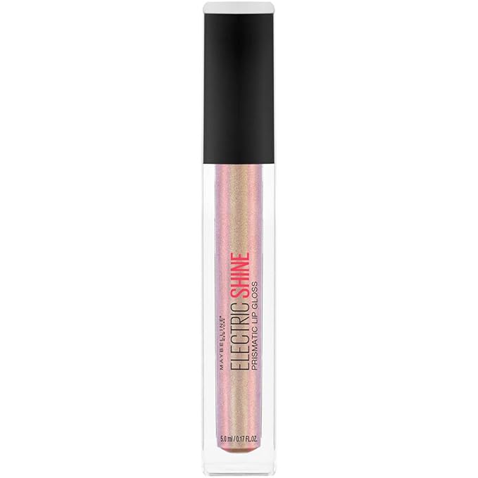 Maybelline New York Lip Studio Electric Shine Prismatic Lip Gloss Makeup, Moonlit Metal, 0.17 fl. oz.