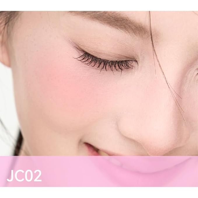 1 PC Liquid Blush with Sponge Head, Matte Nude Pink Orange Makeup Blusher Cream, Liquid Blusher (02, 5ml)