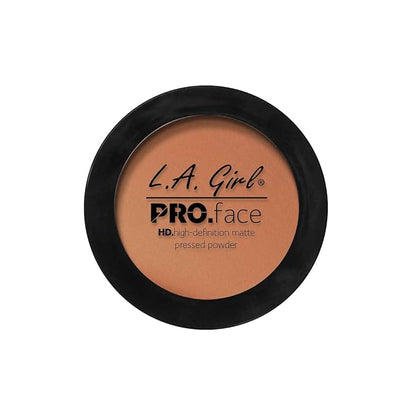 L.A. Girl Pro.Face Matte Pressed Powder, Chestnut GPP614 (Pack of 2)