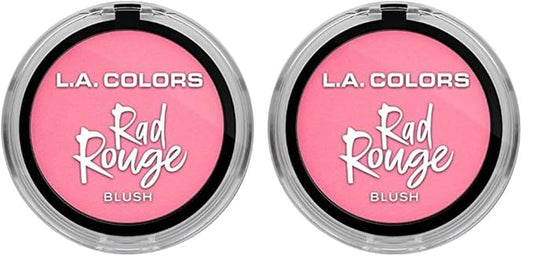 L.A. COLORS Rad Rouge Blush, Valley Girl CBL725 (Pack of 2)