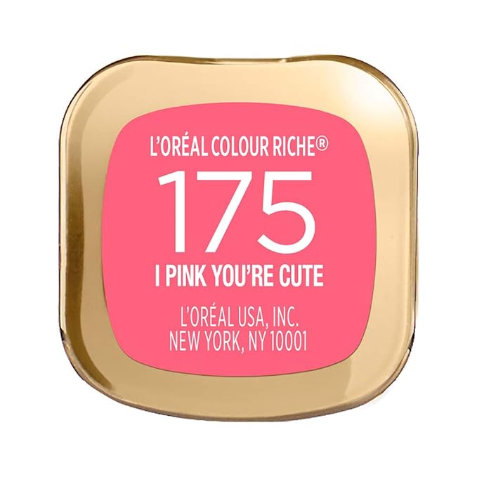 L’Oréal Paris Colour Riche Lipcolour, I Pink You're Cute [175], 1 Count (Pack of 2)