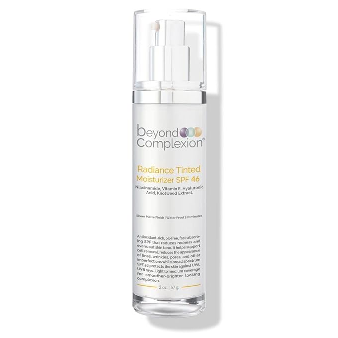 Radiance Tinted Moisturizer SPF 46 - Oil-Free Tinted Moisturizer that Adapts to Your Skin Color to Enhance Skin Tone with Long-Lasting Hydration