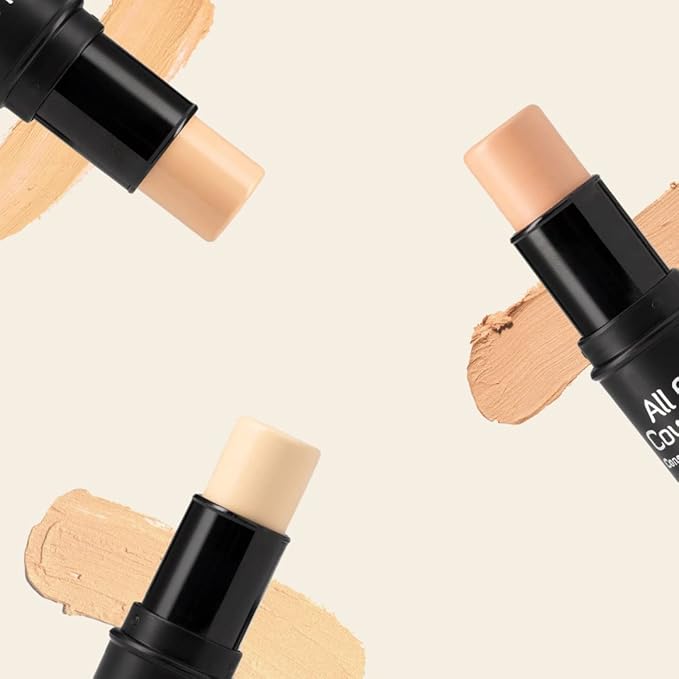 Shine-Free Balance Illuminating Foundation Stick, Concealer Stick, Vegan, Free of Oils, Gluten, Allergens
