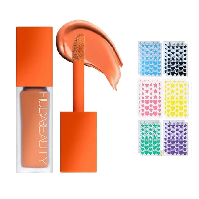 H.U.D.A BEAUTY #FAUXFILTER Under Eye Color Corrector 0.3 oz / 9 mL (Mango, 0.3 oz / 9 ml) + Bonus Acne Patch (36 Pieces)