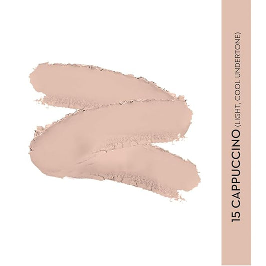 SUGAR Cosmetics Ace Of Face Foundation Stick for Full Coverage Waterproof Matte Finsh Makeup- 15 Cappuccino (Light, Cool Undertone)