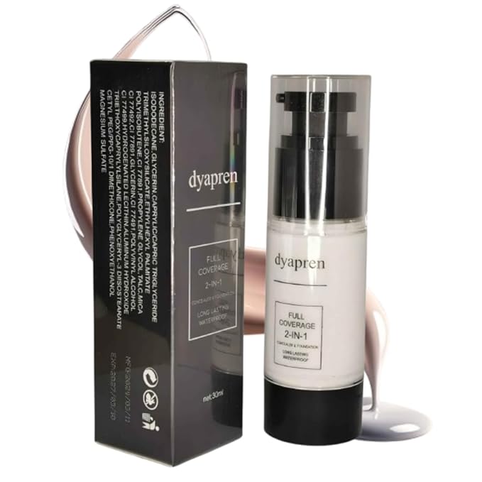Natural Glow Enhancer Liquid Foundation for Skin Lightweight Long Lasting Hydration Buildable Coverage Ideal for All Skin Types 30ml Perfect for Daily Wear and Special Occasions