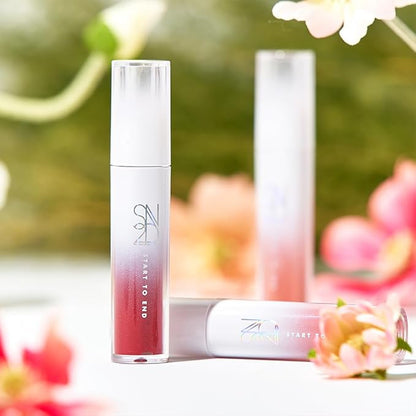 New Planet Tint | Clear Glow Tint Non-Sticky Lightweight Hydrating Long-Lasting Shine High Pigmented Volumizing Moisturizing Natural Lip Stain (#01 Cherry Balance, 4.1g)