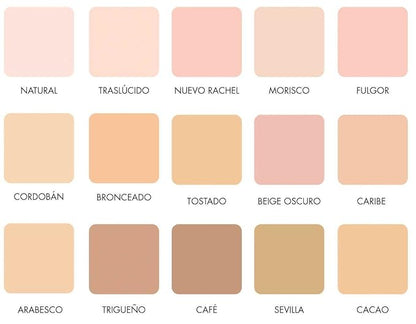 Morisco Maja Pressed Powder| Delicately Scented Pressed Powder, Mirror and Tassel Compartment for Flawless Skin; 0.53 Ounces