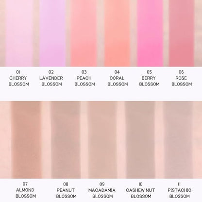 BBIA Last Blush 5P (#01~05) Bundle Set, High Pigment Makeup Blush, Shape, Contour & Highlight Face, Long-lasting, Matte Finish, Korea Makeup