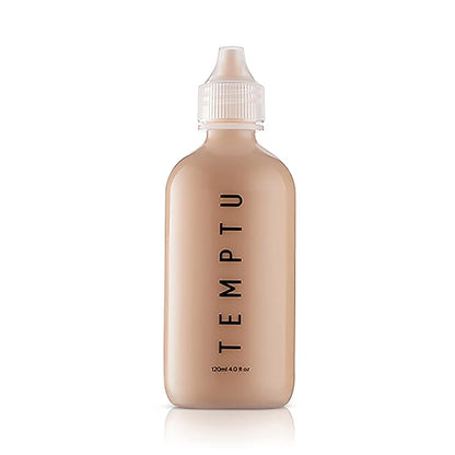TEMPTU S/B Silicone-Based Airbrush Foundation: Professional Long-Wear Liquid Makeup, Sheer To Full Coverage For A Hydrated, Healthy-Looking Glow & Luminous, Dewy Finish On All Skin Types, 004 Sand, 4 Fl Oz