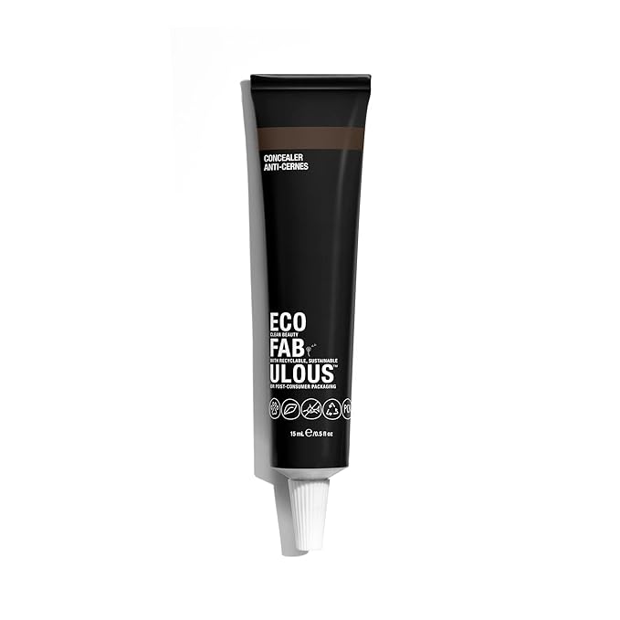 Concealer - 26 Shades for All Skin Types, Brightening, Lightweight, Buildable Coverage, Clean + Recyclable + Vegan, 15 mL/0.5 Fl Oz - D50 (Deep, Rich Neutral)