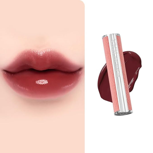 YNM Candy Gloss Balm 3g (10 DARK PLUM, 3g)(+9 colors) K-beauty, Tinted, Color Lipstick Balm, Glossy, Moisture, korean, Jello lips, Non-Sticky and Long-lasting