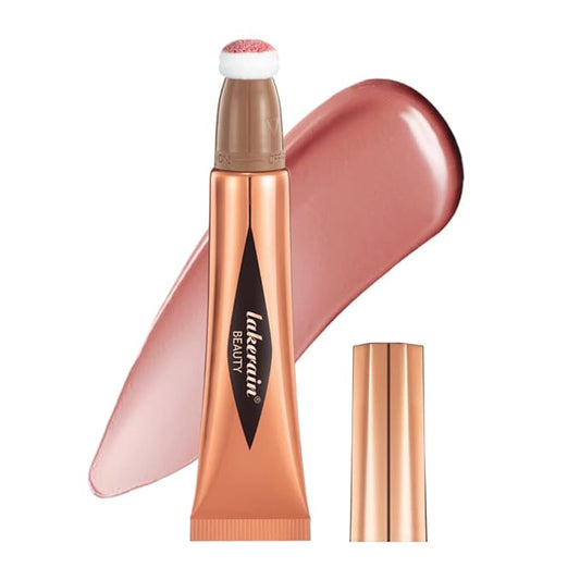 Liquid Blush Beauty Wand, Blush stick, Liquid Blush for Cheeks, Contour Beauty Wand, Natural Smooth Creamy Highlight Matte Liquid Blush Stick with Soft Cushion Applicator (Blush Stick#1)