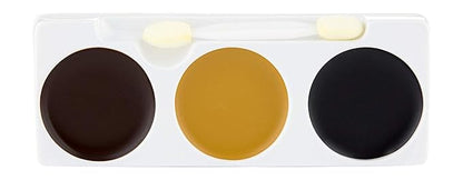 Mehron Makeup Tri-Color Character Makeup Palette | Halloween, Special Effects and Theater Cream FX Palette | Face Paint .7 oz (20 g) (BRUISE)