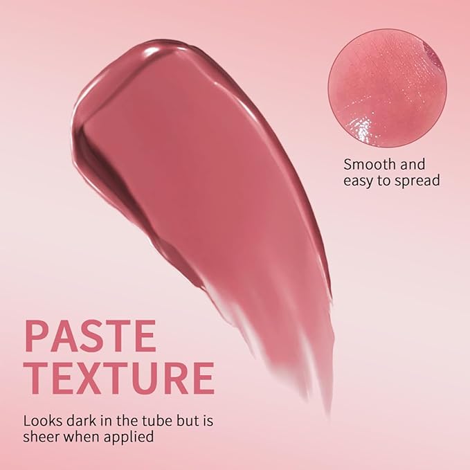 Tinted Lipstick Pink Honey, Hydrating Sheer Formula Lip Balm, Natural Glossy Finish (Pink honey, 1 PC)