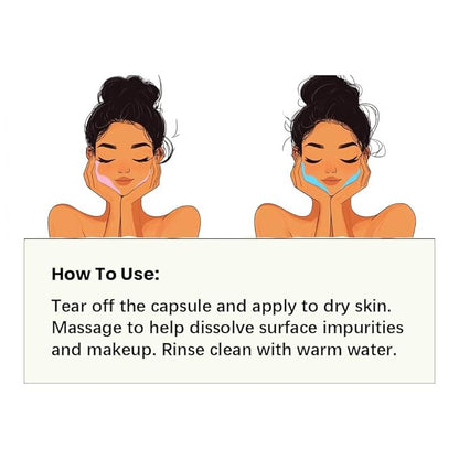 Cistto Natural Cleansing Oil – Waterproof Makeup Remover Oil, Nourishing and Gentle for Sensitive Skin and All Skin Types, Travel-Friendly, 2ml x 20 Capsules