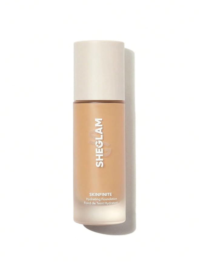 SHEGLAM Skinfinite Flawless Dewy Hydrating Foundation Full Coverage Liquid Foundation - Nude