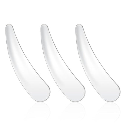 3Pcs Mini Makeup Spatula, Reusable Cosmetic Cream Spatulas Spoon, Skincare Scoop Applicator Massage Beauty Tools for Mixing and Sampling Face Eye Cream