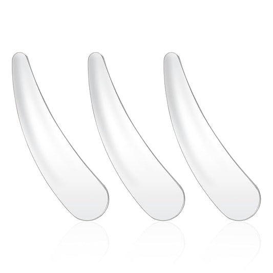 3Pcs Mini Makeup Spatula, Reusable Cosmetic Cream Spatulas Spoon, Skincare Scoop Applicator Massage Beauty Tools for Mixing and Sampling Face Eye Cream
