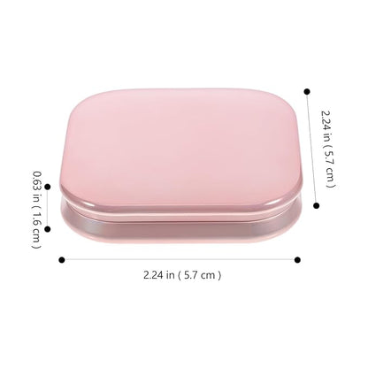 Makeup Pallette 2pcs Magnetic Eyeshadow Makeup Empty Eyeshadow Containers Box Refillable Eye Shadow with Mirror for DIY Cosmetic Foundation Blush Rose Gold Makeup Eyeshadow